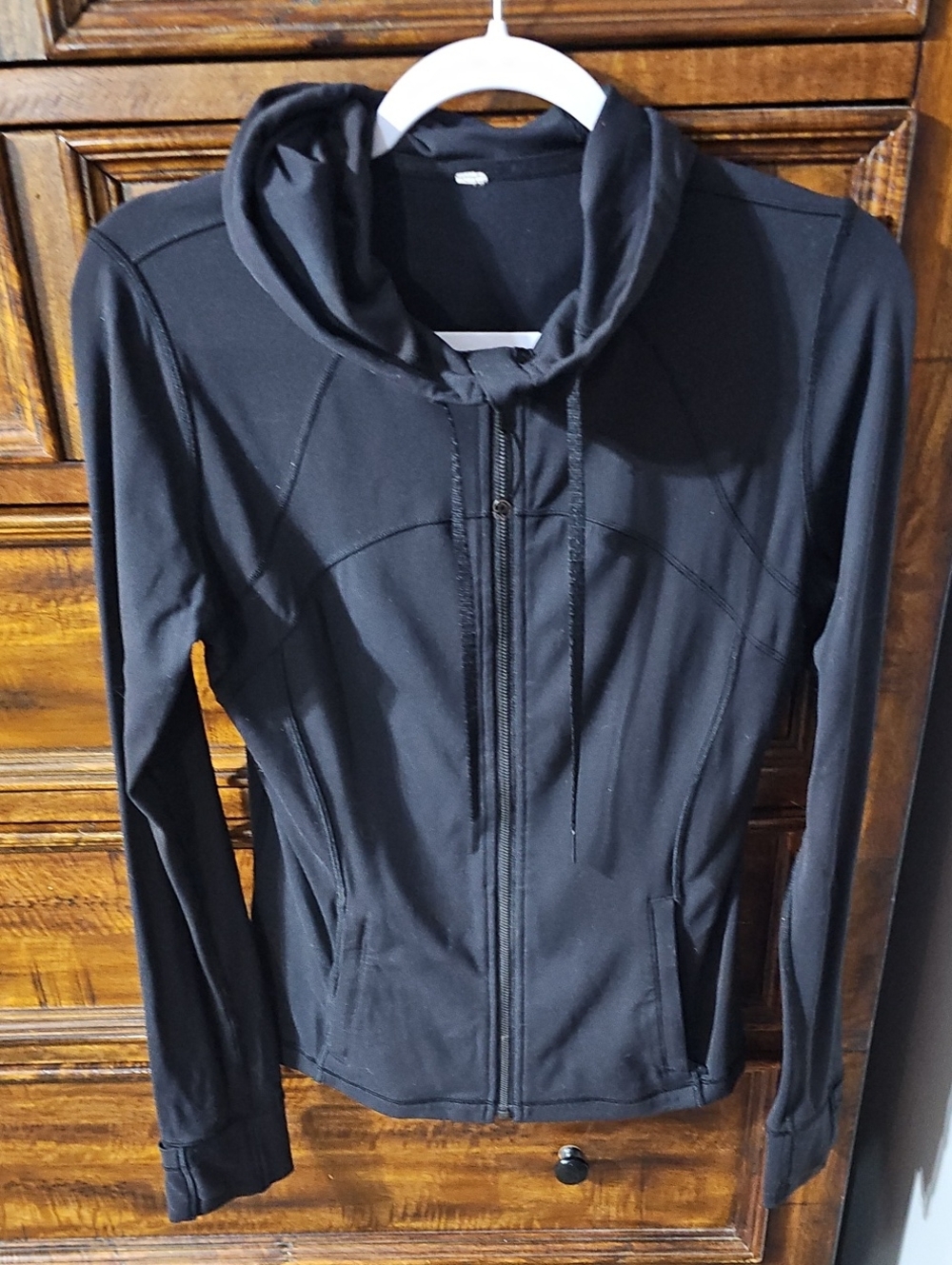 Lululemon Womens Black Hooded Define Jacket, Sz 10!! Excellent Condition!!